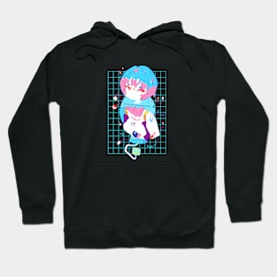 Ayanami Rei Colorful Neon Genesis Evangelion Hoodie